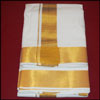 Pure 100% Premium Cotton Dhoti with big zaree border - Click here to View more details about this Product